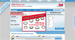 Desktop Screenshot of absring.com